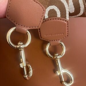 Marc Jacobs Tan Leather Strap with Gold Hardware
